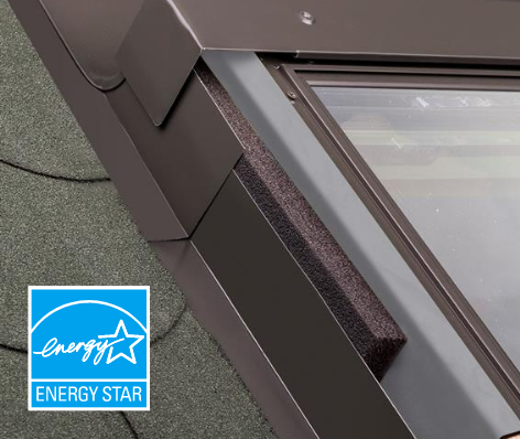 FAKRO FVE – Puits De Lumière Avec Cadre Intégré à Ouverture électrique 20 Energy star insulated flashing skylight