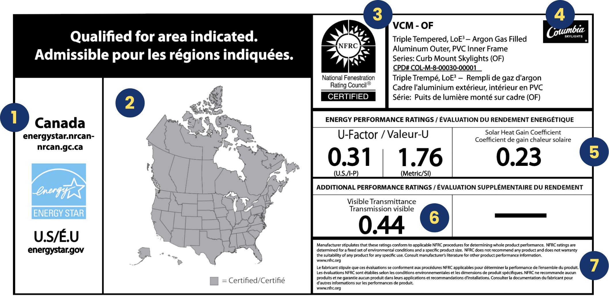 ENERGY STAR® 13 Skylight ENERGY STAR Label