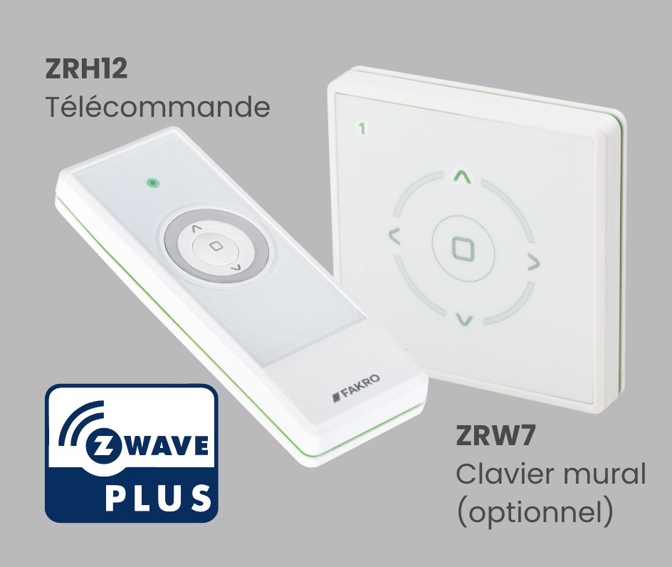 FAKRO FVS – Puits De Lumière Avec Cadre Intégré à Ouverture Solaire 20 Telecommande Feature