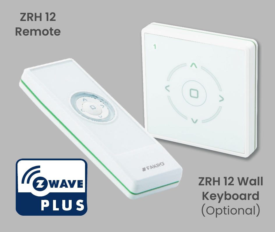 FAKRO FVE - Deck Mounted Electric Venting Skylight 19 Venting skylight remote