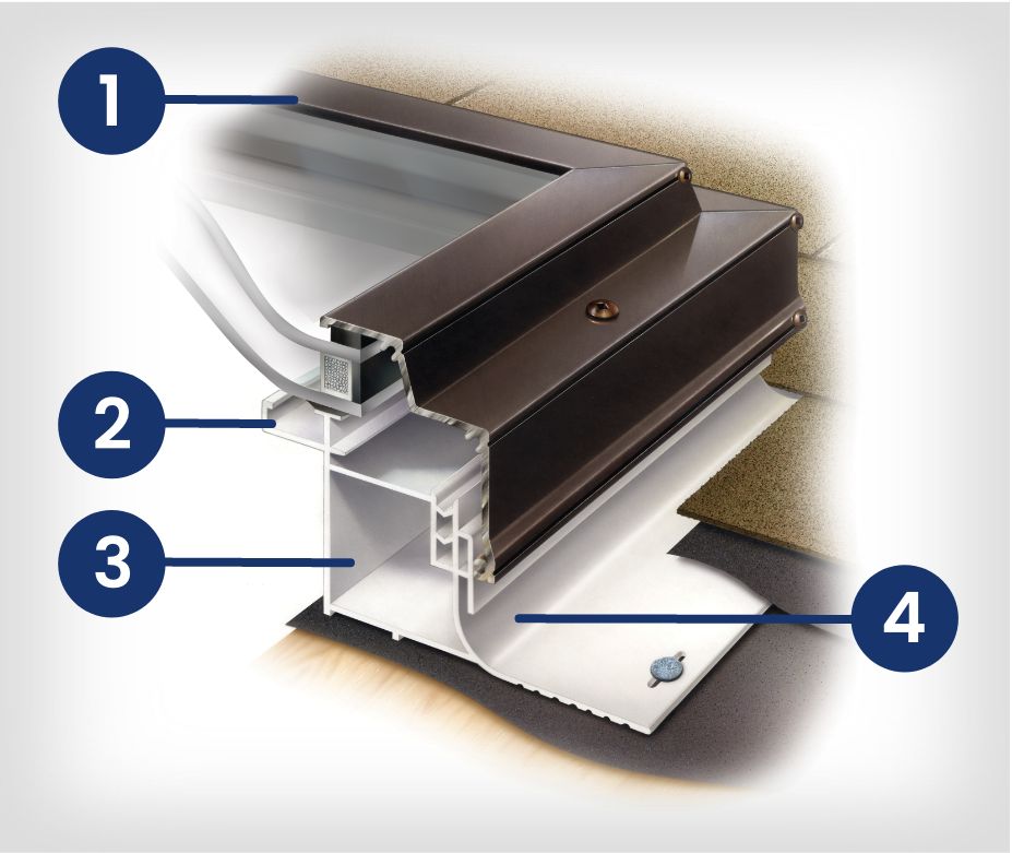 Columbia AC VSF - Vinyl Self Flashing Fixed Acrylic Dome Skylight 27 Watertight Self Flashing Design