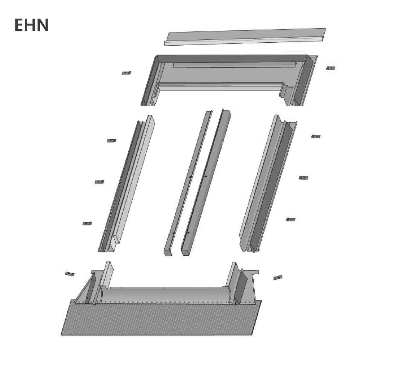 EHN High Profile Flashing diagram 1