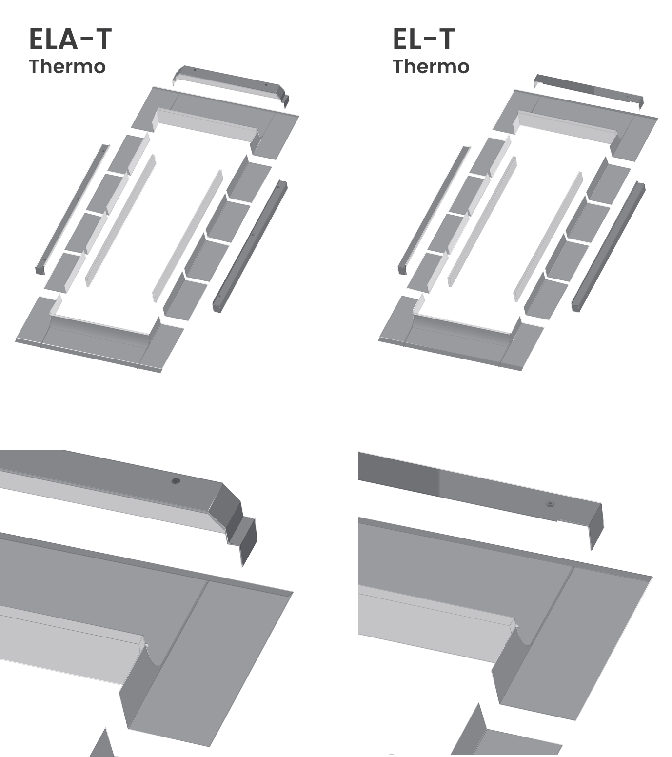 ELA T Thermo Low Profile Step Flashing diagram 1