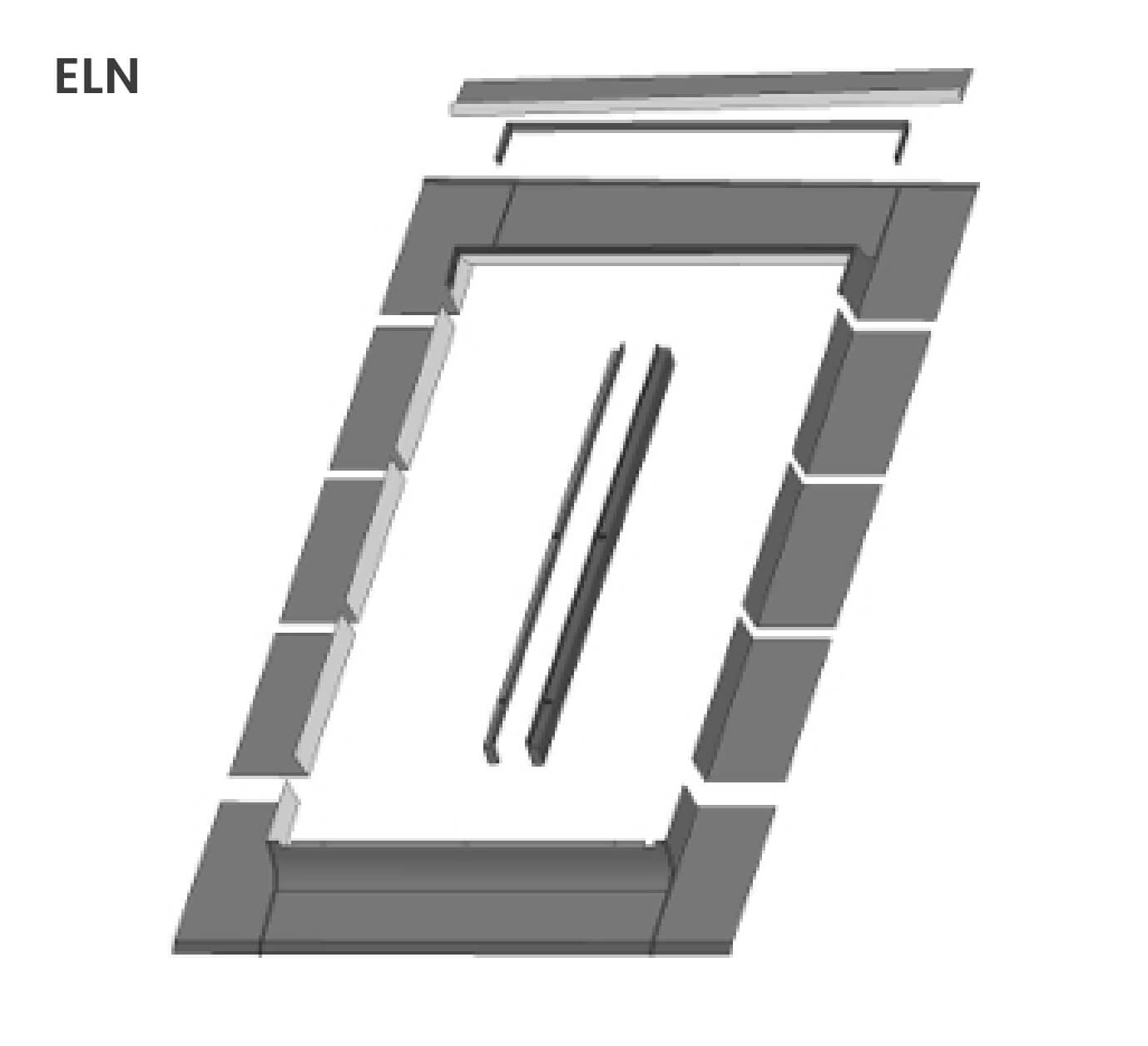 ELN Low Profile Step Flashing diagram 1
