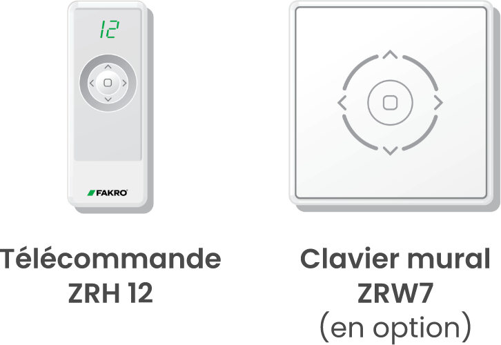 Telecommande Clavier Mural Option