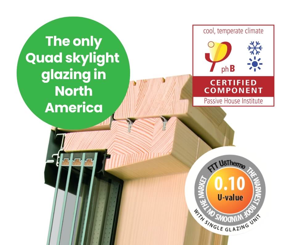 FAKRO FTT U6 & FTT U8 Thermo -Deck Mounted Thermo Window 20 Ftt Highlight 2