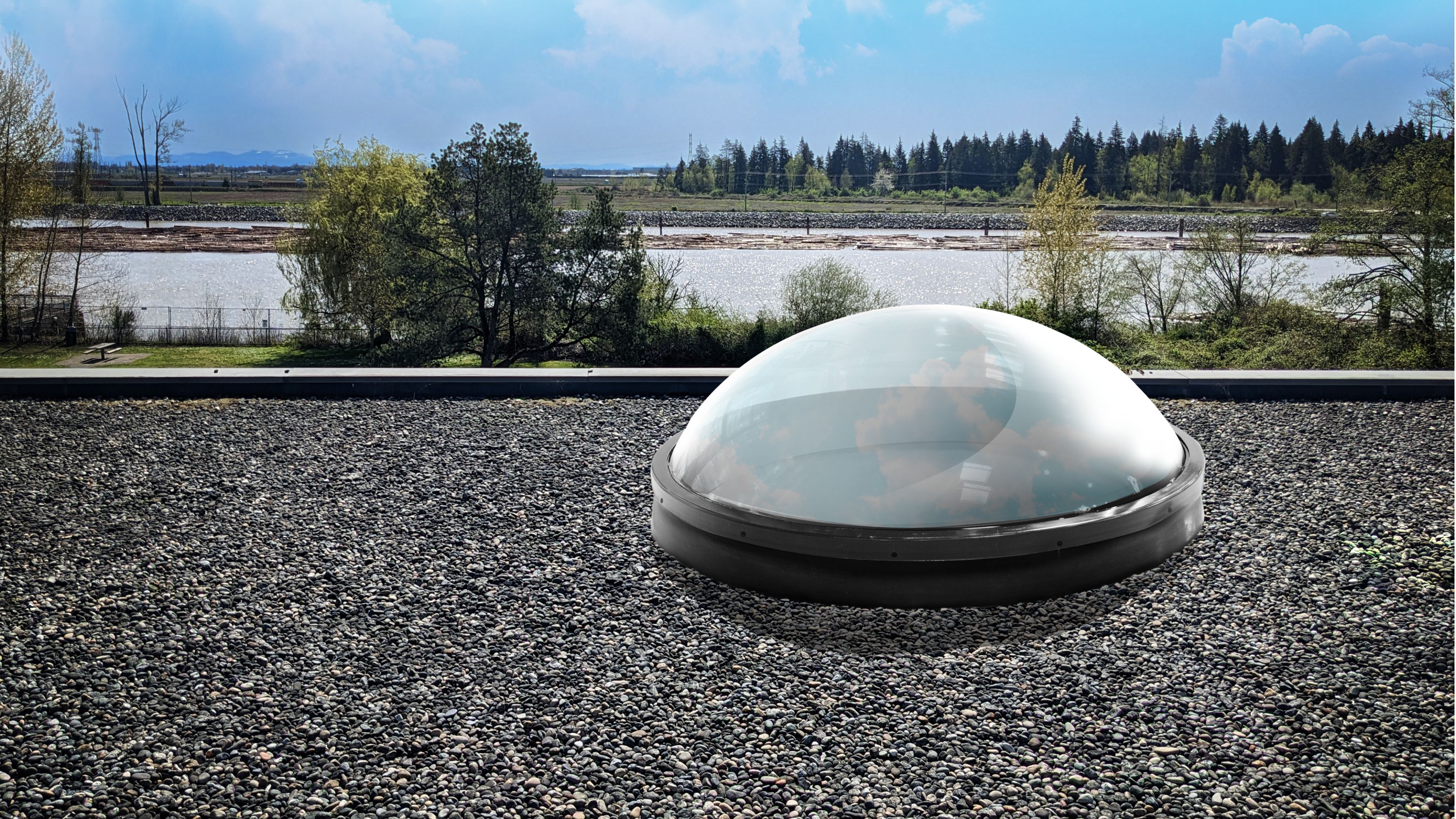 Columbia Ac Crd Circular Roof Dome