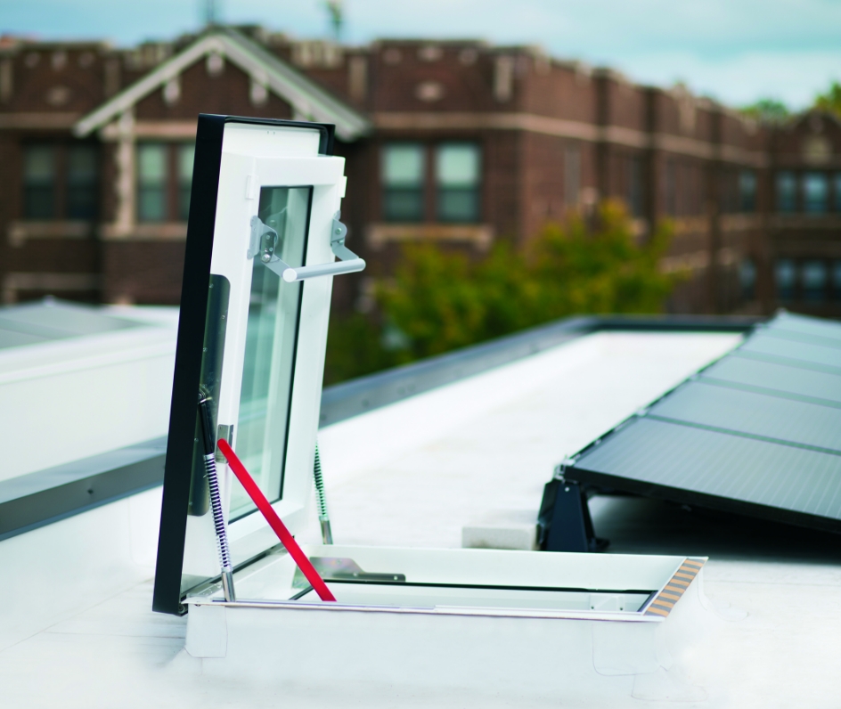 Open Fakro Drf Flat Roof Skylight