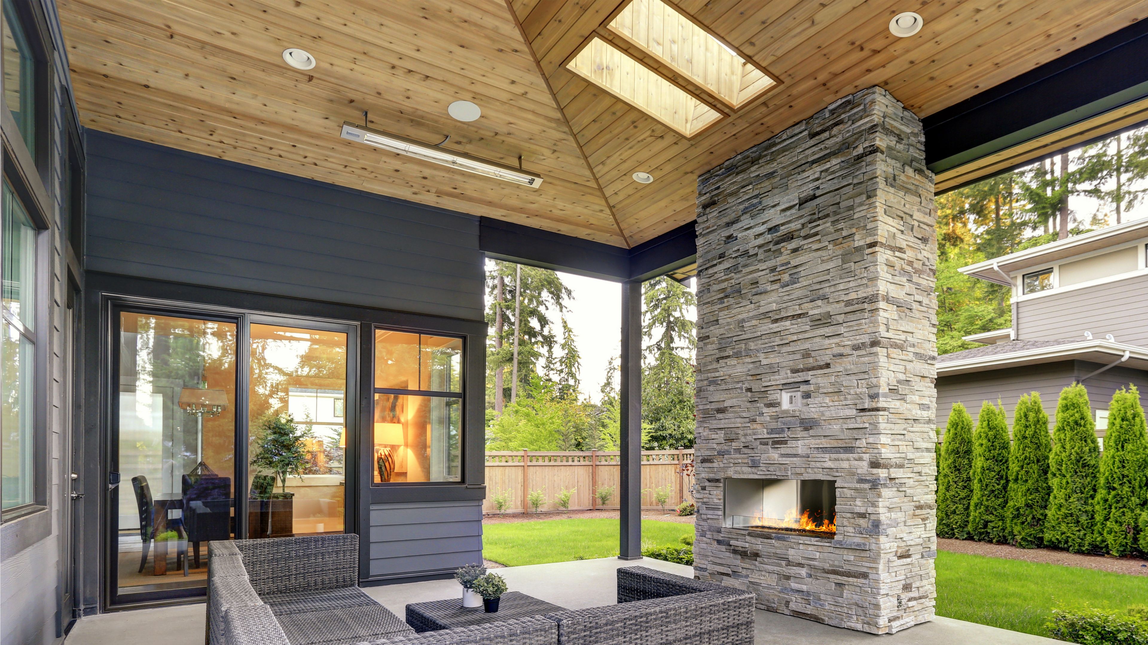 Skylights Patio Roof Fire