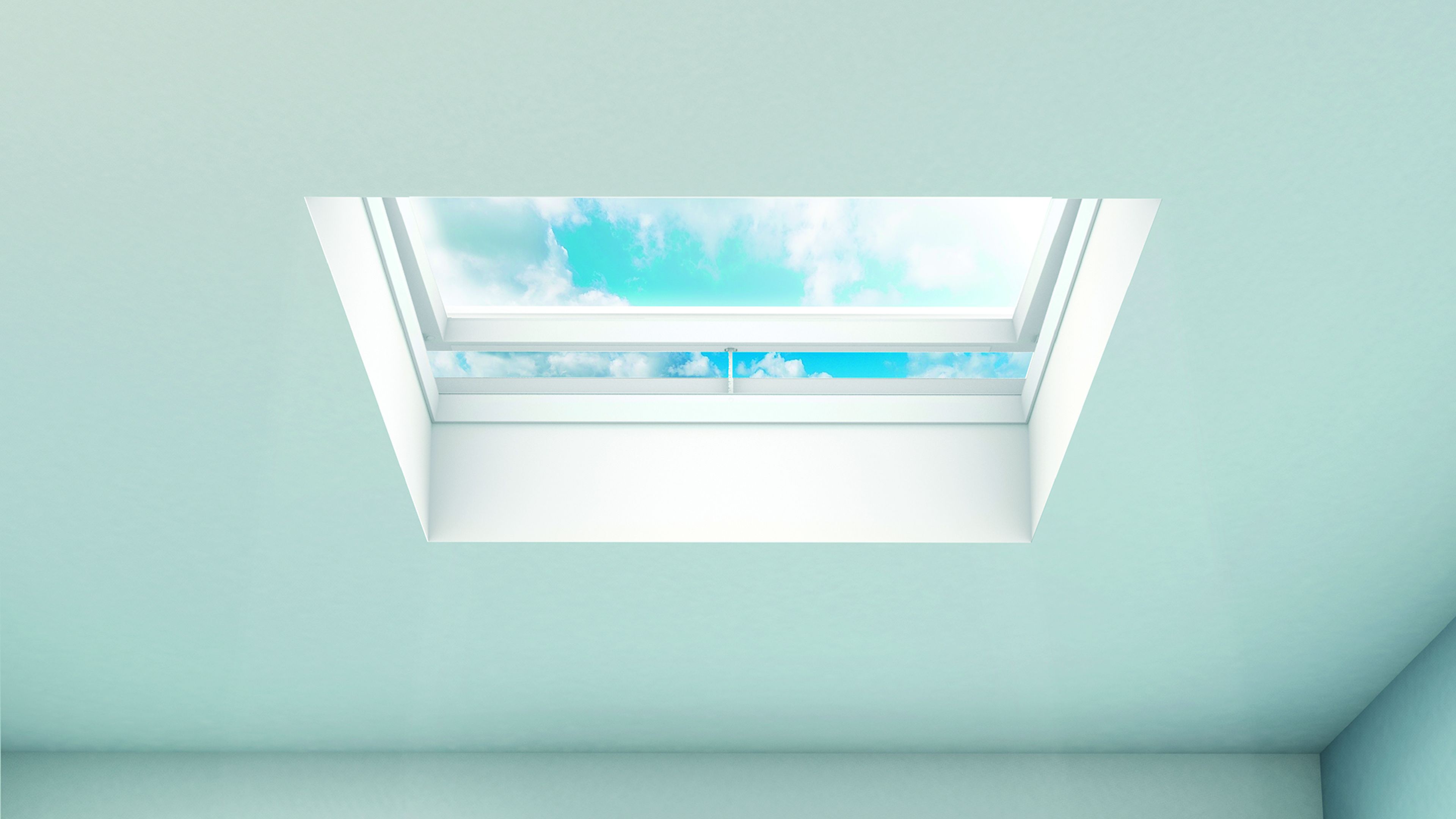 FAKRO DEG - Fenêtre de toit plat (solaire ou électrique) à ventilation, montée sur le toit-terrasse - double vitrage 5 Fakro deg skylight hero