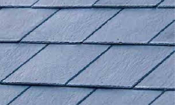 Couleurs du cadre 31 Light grey ceramic tile roof