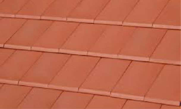 Couleurs du cadre 29 Red ceramic tile roof