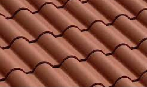 Couleurs du cadre 24 Red tile roof