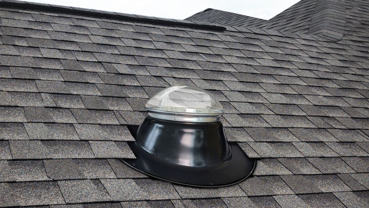 L’histoire de Columbia 3 Sun tube shingle skylight