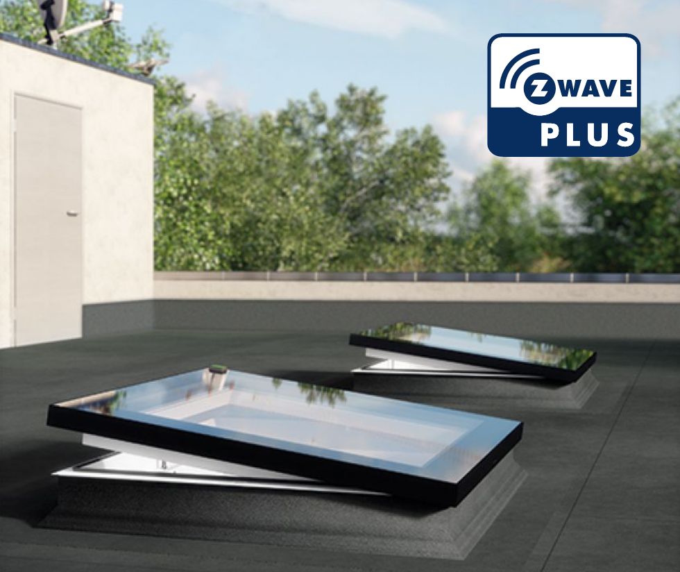 Z-Wave Venting Roof Skylights