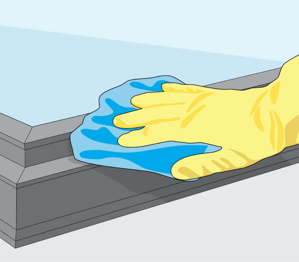 Service et entretien 10 Cleaning skylights aluminium