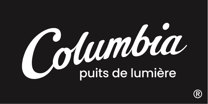 Lignes directrices de la marque 7 Columbia Skylights French Logo Black Bg