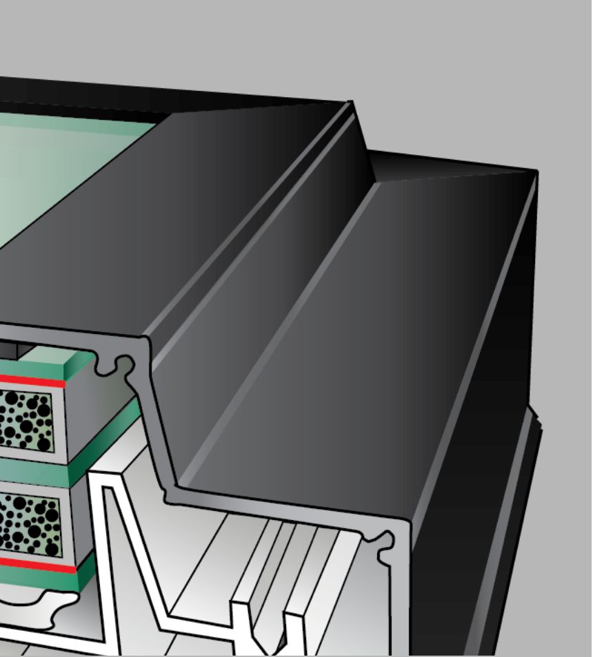 No Leak Skylight 5 Extruded Aluminum