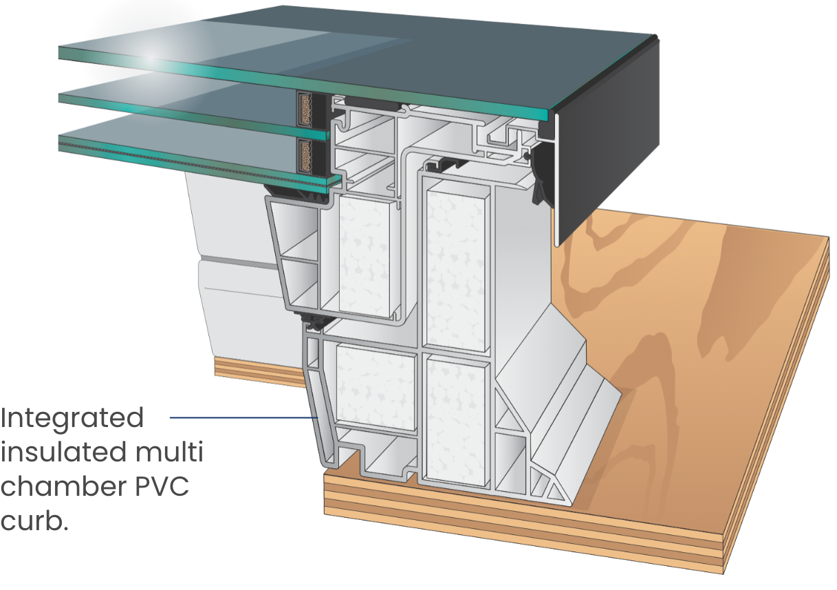 Fakro Flat Roof Deck Mounted