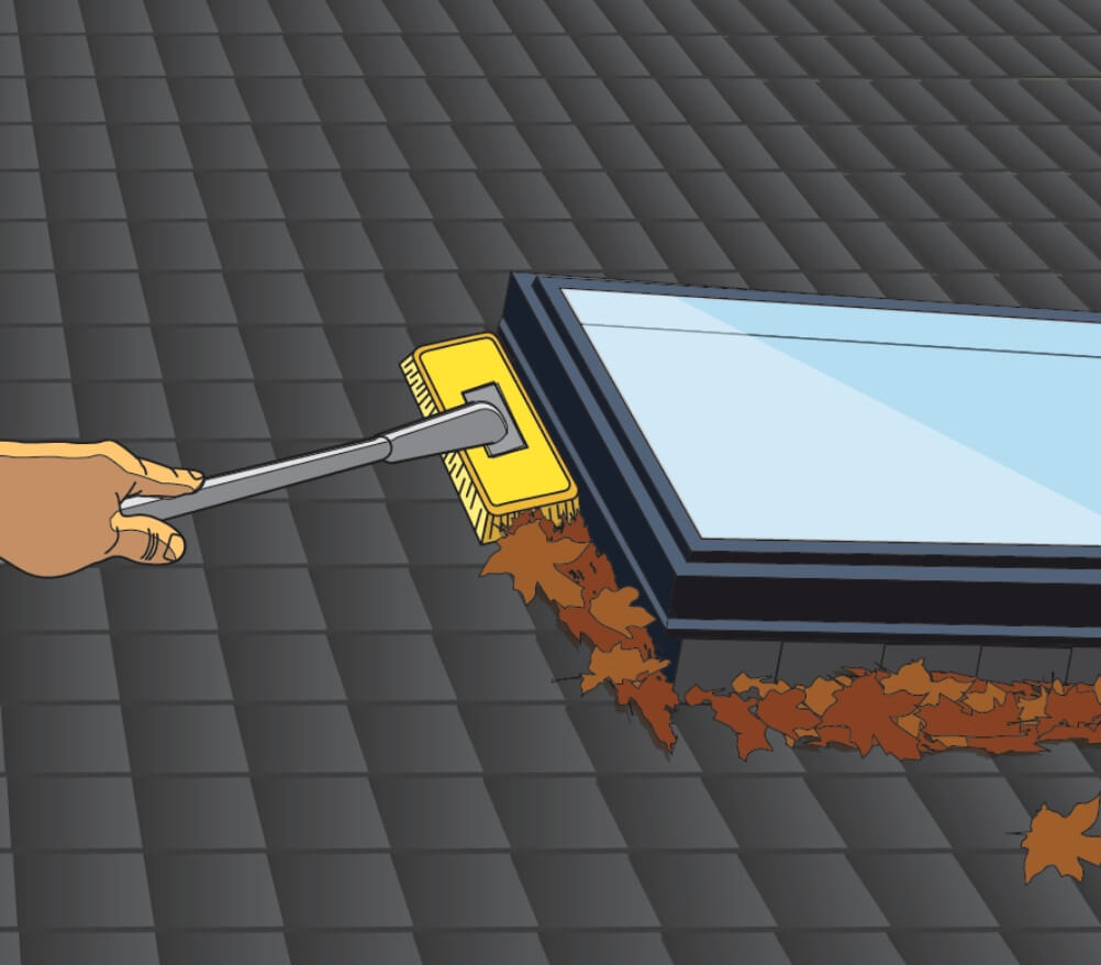 Service et entretien 12 Flashing maintenance brush