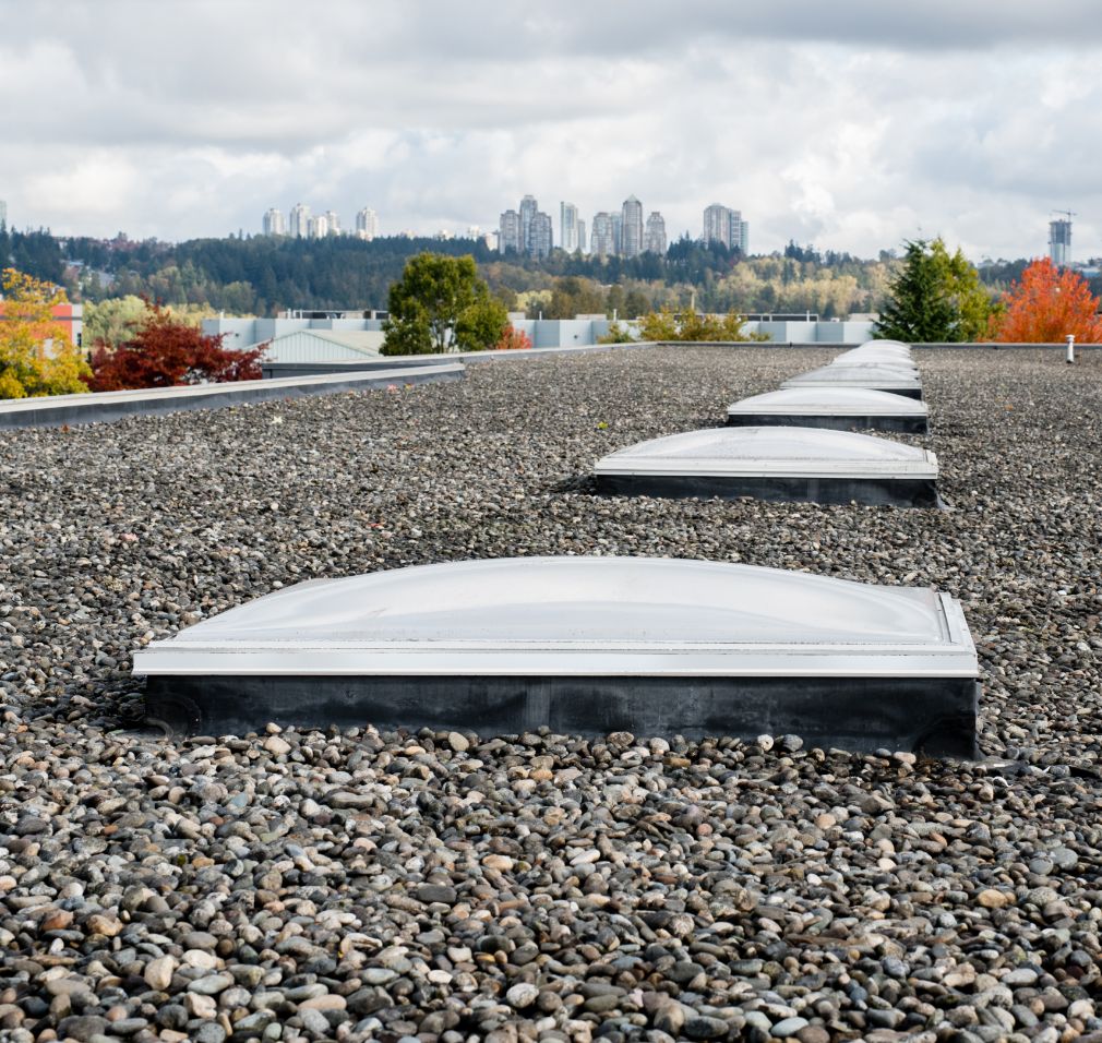 Flat roof skylight