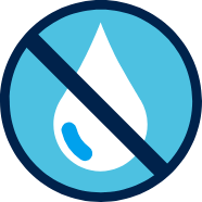 Glass vs Acrylic 10 Less Condensation Icon