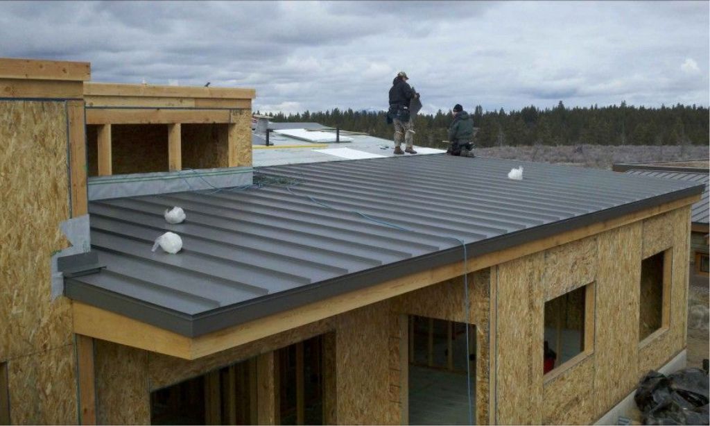 Roof Types & Slopes 28 Metal Flat Roof
