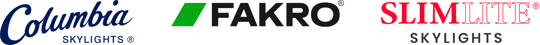 Columbia Fakro Slimlite Logos