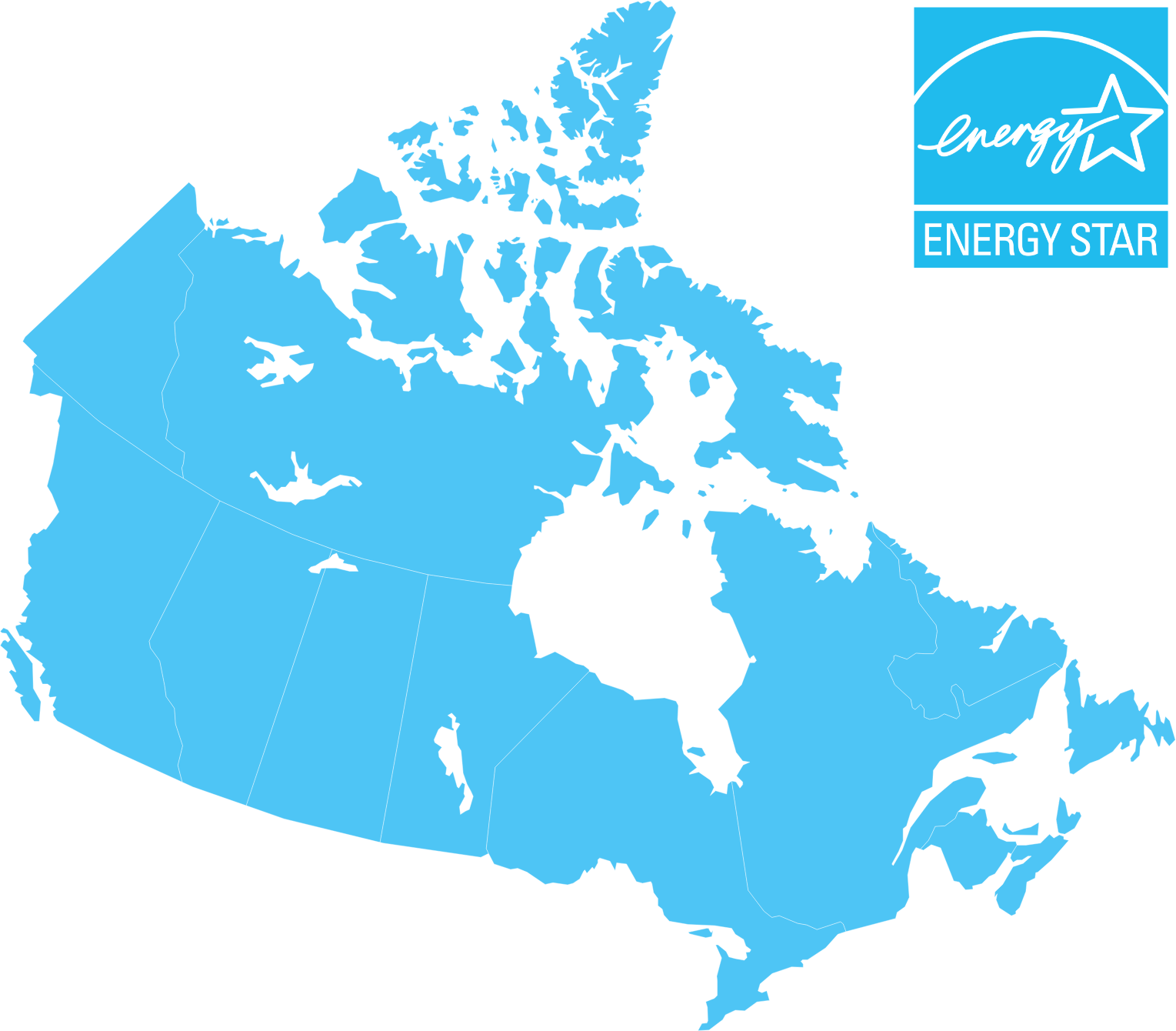 ENERGY STAR Blue Map