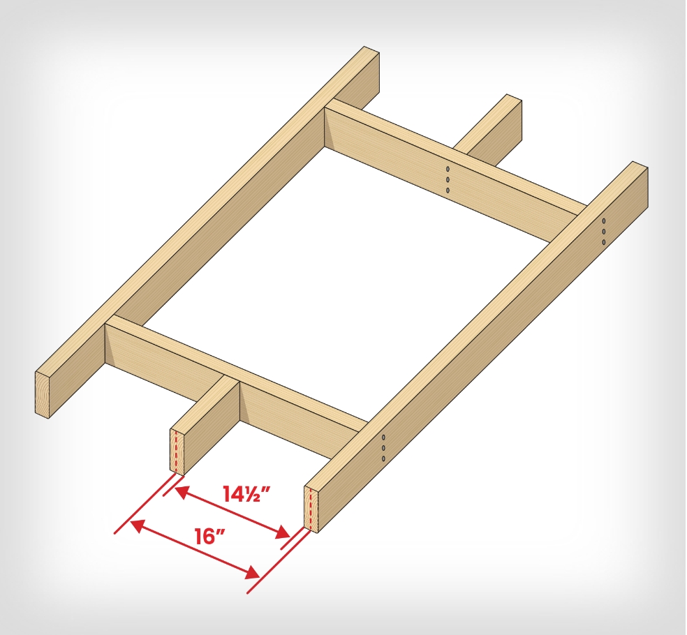 16 Inch Centre Trusses