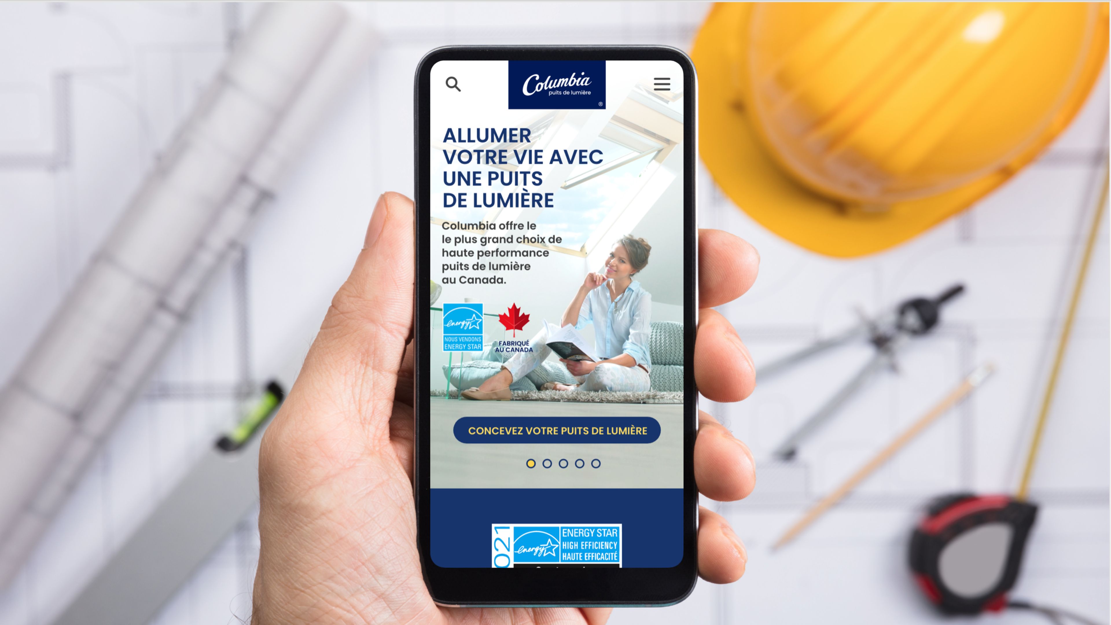 Lignes directrices de la marque 1 Directives De Marque De Columbia Hero