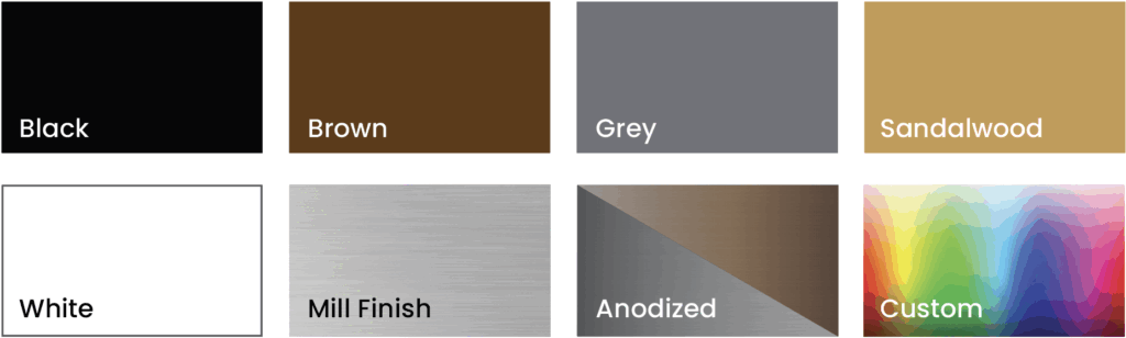 The superior black frame skylight 5 Frame Colours V3